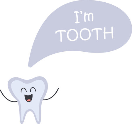 Tooth Organ Characterのイラスト素材