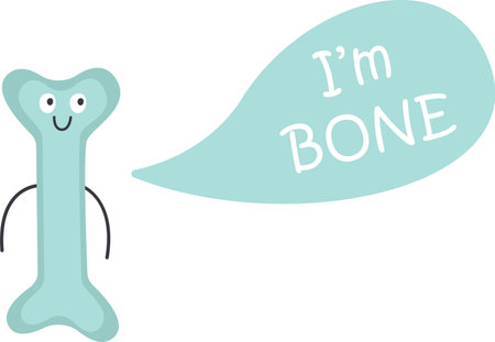 Bone Organ Characterのイラスト素材