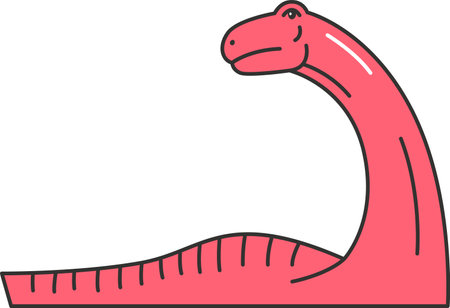 Dinosaur Animal Doodleのイラスト素材