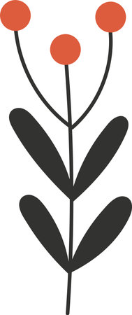 Leaf Branch Doodleのイラスト素材