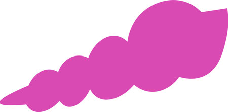 Seashell Silhouette Iconのイラスト素材