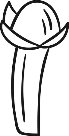 Dried Cloves Linedのイラスト素材