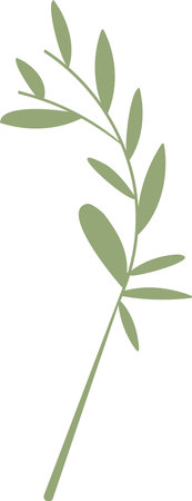 Branch With Leavesのイラスト素材