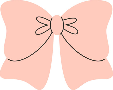 Holiday Bow Ribbonのイラスト素材