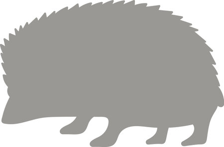 Hedgehog Animal Silhouetteのイラスト素材