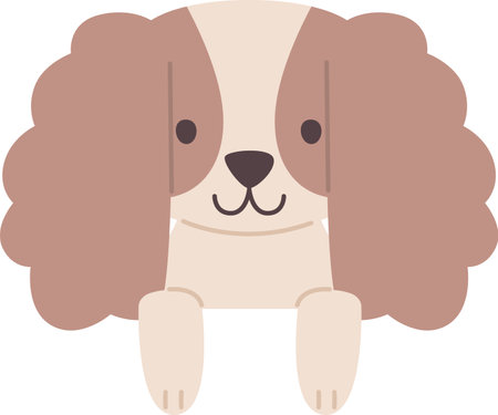 Standing Dog Animalのイラスト素材