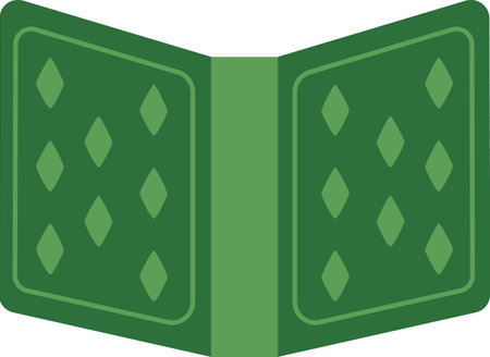 Opened Book Backのイラスト素材