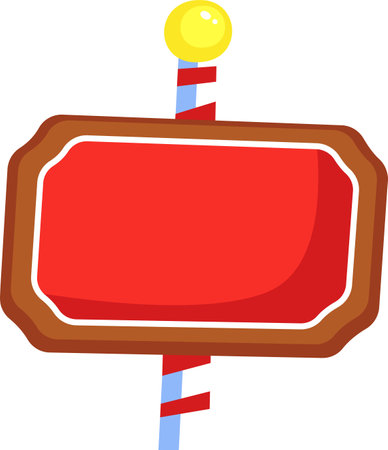 Christmas Signboard Iconのイラスト素材