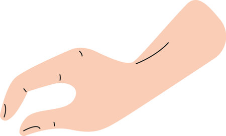 Human Hand Holdingのイラスト素材