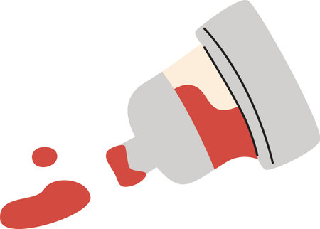 Tube Of Paintのイラスト素材