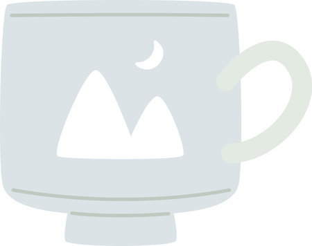 Vintage Tea Cupのイラスト素材