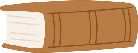 Lying Book Iconのイラスト素材