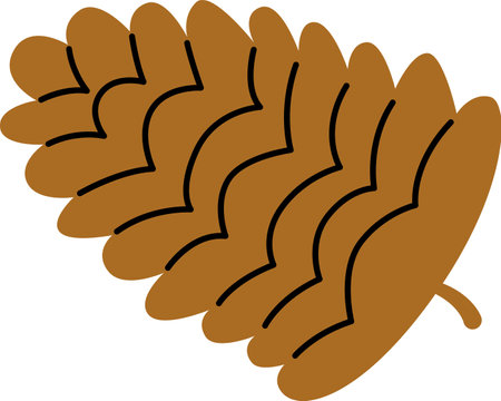 Pine Cone Iconのイラスト素材
