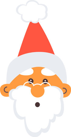 Santa Claus Faceのイラスト素材