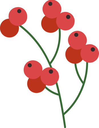 Ilustración de Branch With Berries - Imagen libre de derechos