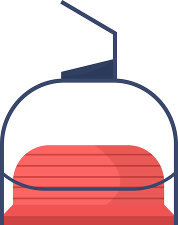 Ski Lift Chairのイラスト素材