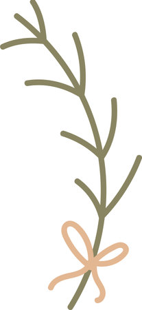 Floral Branch Iconのイラスト素材