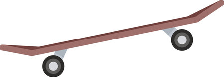 Skateboard Vehicle Iconのイラスト素材