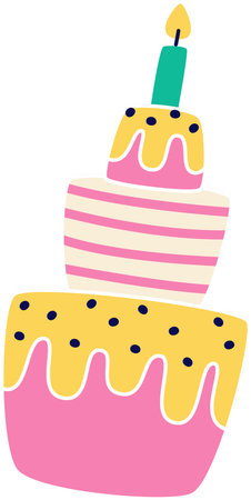 Birthday Cake With Candle