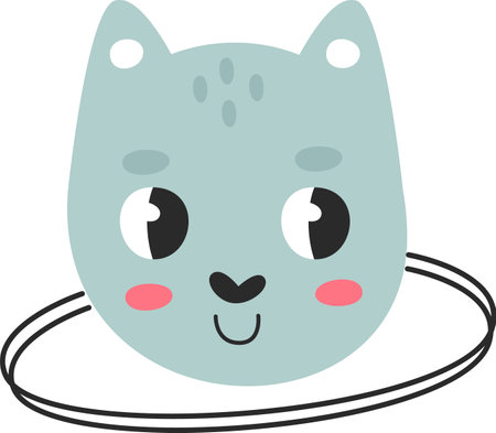 Cat Planet Spaceのイラスト素材