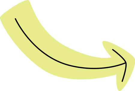 Arrow Shape Doodleのイラスト素材