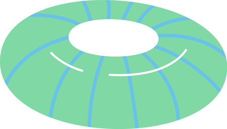 Inflatable Ring Summer Accessoryのイラスト素材