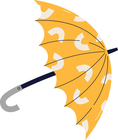Umbrella With Patternのイラスト素材