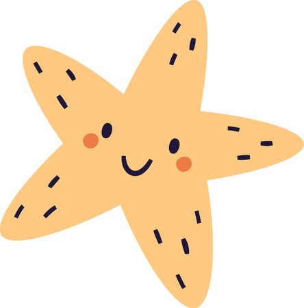 Starfish Sea Characterのイラスト素材