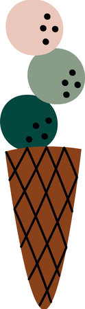 Ice Cream Coneのイラスト素材