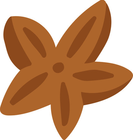 Star Anise Flowerのイラスト素材