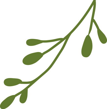 Handdrawn Tree Twigのイラスト素材