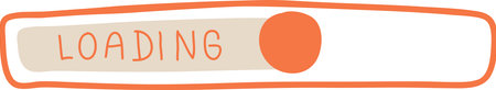Handdrawn Loading Bar Progress Indicator