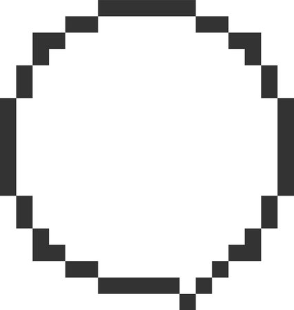 Pixel Speech Bubbleのイラスト素材