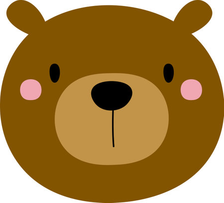 Hand Drawn Bear Portrait