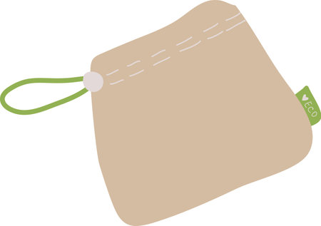 Hand Drawn Eco Bagのイラスト素材