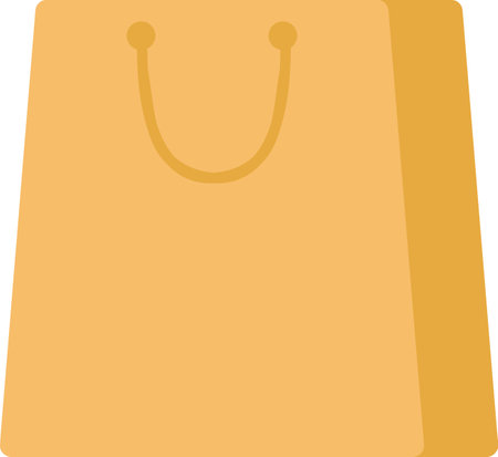 Paper Shopping Bagのイラスト素材