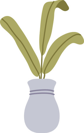 Home Pot Flowerのイラスト素材