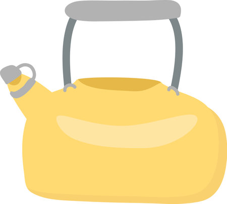 Hand Drawn Tea Kettleのイラスト素材