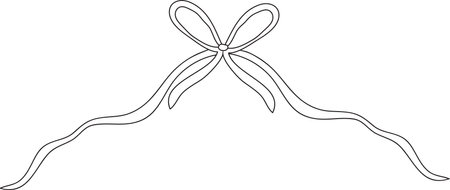 Hand Drawn Ribbon Frameのイラスト素材