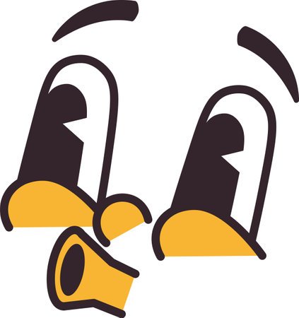 Cartoon Character Faceのイラスト素材
