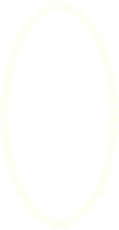 Oval Frame Postage Stamp Styleのイラスト素材