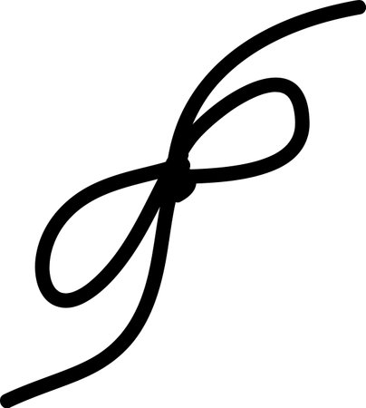 Handdrawn Lined Bowのイラスト素材