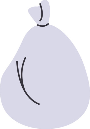 Burlap Sack Hand Drawnのイラスト素材