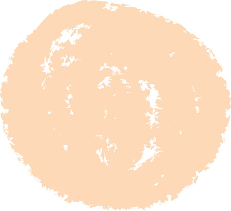 Hand Drawn Crayon Round Shapeのイラスト素材