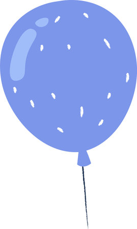 Hand Drawn Birthday Balloonのイラスト素材