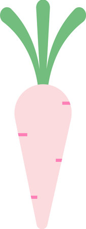 Carrot Geometric Iconのイラスト素材