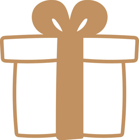Hand Drawn Present Boxのイラスト素材