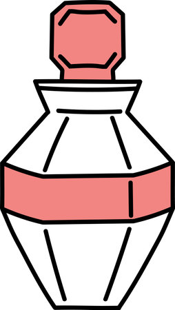 Elegant Perfume Bottleのイラスト素材