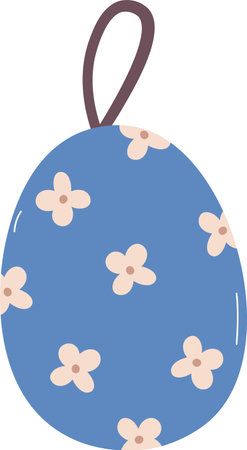 Easter Egg Hangingのイラスト素材