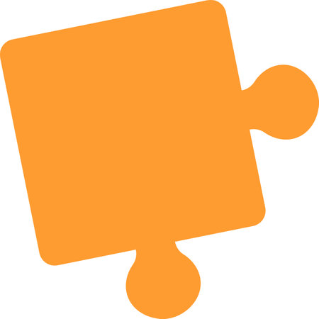 Abstract Puzzle Piece Shapeのイラスト素材